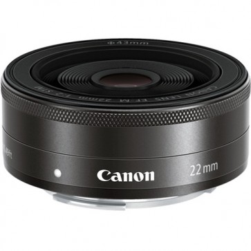 Canon EF-M 22mm f/2 STM Lens - Black