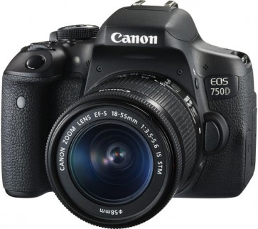 Canon EOS 750D Kit with 18-55mm IS STM Lens