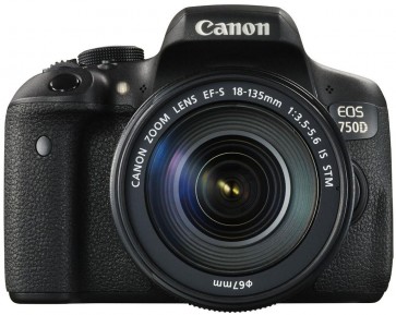 Canon EOS 750D Kit with 18-135mm IS STM Lens