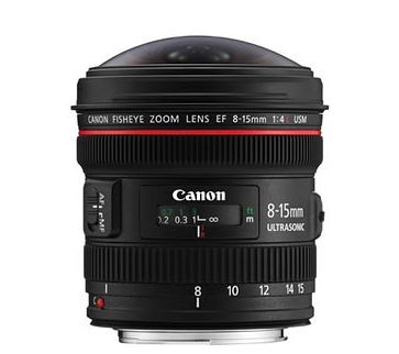 Canon EF 8-15mm f/4 L Fisheye USM Lens