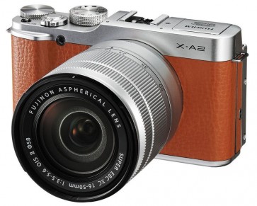 Fujifilm X-A2 Kit with XC 16-50mm OIS II Lens (Brown)