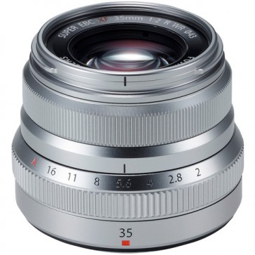 Fujifilm XF 35mm f/2 R WR Fujinon Lens (Silver)