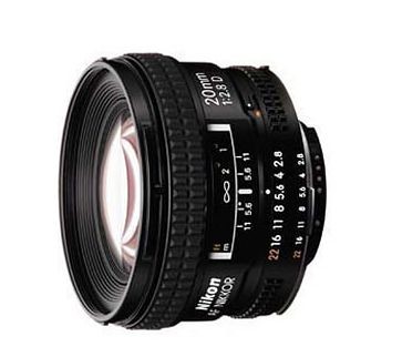 Nikon AF Nikkor 20mm f/2.8 D Super Wide Angle Lens
