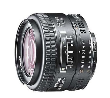 Nikon AF Nikkor 24mm f/2.8 D Lens