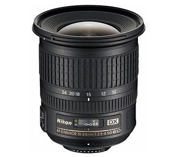 Nikon AF-S Nikkor 10-24mm f/3.5-4.5G ED DX Lens
