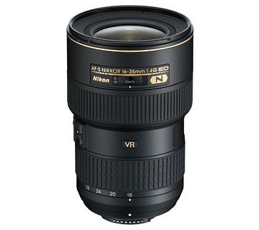 Nikon AF-S Nikkor 16-35mm f/4 G ED VR Lens