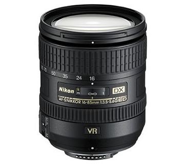 Nikon AF-S Nikkor 16-85mm f/3.5-5.6G ED VR DX Lens