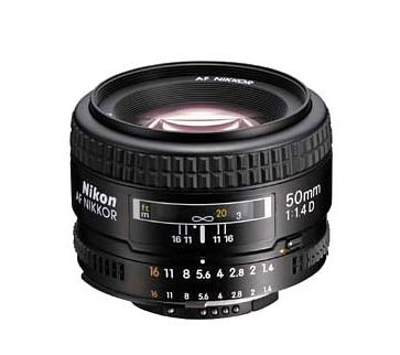 Nikon AF Nikkor 50mm f/1.4 D Lens