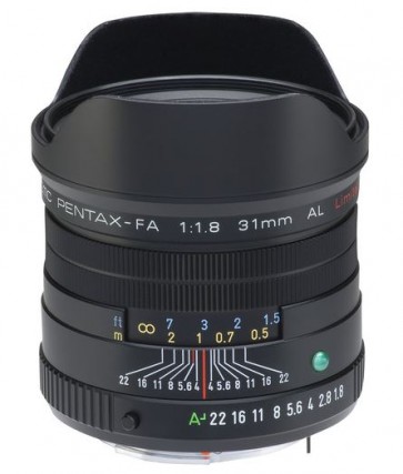 Pentax smc FA 31mm f/1.8 Limited Lens (Black)