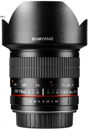 Samyang 10mm f/2.8 ED AS NCS CS Lens for Canon