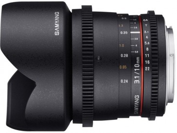 Samyang 10mm T3.1 ED AS NCS CS VDSLR Lens for Nikon