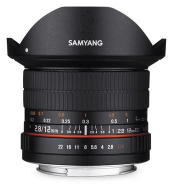 Samyang 12mm f/2.8 ED AS NCS Fish-eye Lens for Pentax