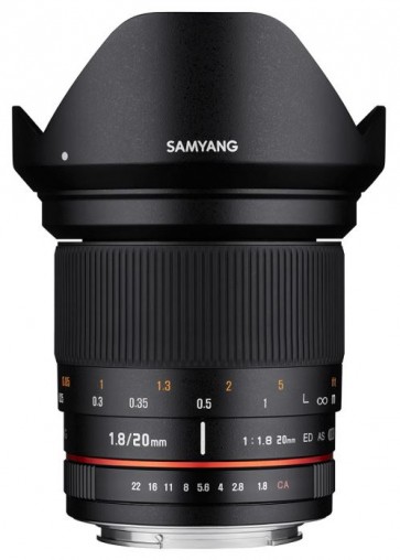 Samyang 20mm f/1.8 ED AS UMC Lens for Micro Four Thirds