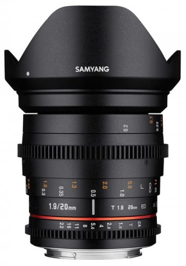 Samyang 20mm T1.9 ED AS UMC Lens for Sony E-Mount