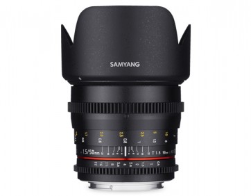 Samyang 50mm T1.5 VDSLR AS UMC Lens for Sony A-Mount