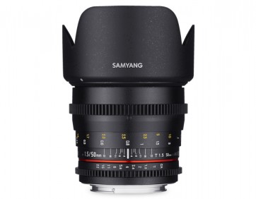 Samyang 50mm T1.5 VDSLR AS UMC Lens for Fujifilm X Mount