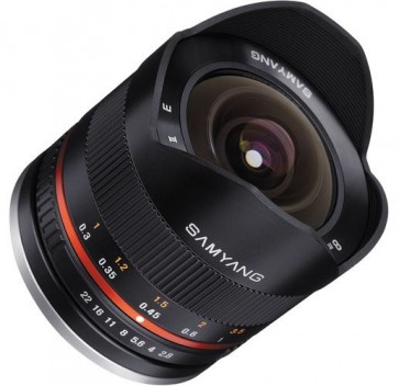Samyang 8mm f/2.8 UMC Fisheye II Lens for Sony E-Mount (Black)