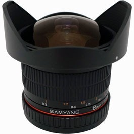 Samyang 8mm f/3.5 CS II Fisheye Lens for Nikon (AE)