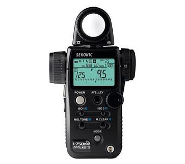 Sekonic L-758DR DigitalMaster Flash Meter with Radio Triggering