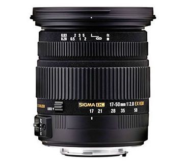Sigma 17-50mm f/2.8 EX DC OS HSM Lens for Canon