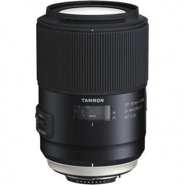 Tamron SP 90mm f/2.8 Di Macro 1:1 VC USD (F017N) Lens for Nikon