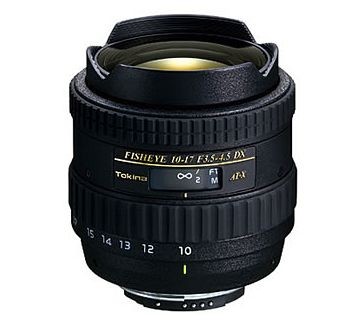 Tokina 10-17mm f/3.5-4.5 AT-X 107 DX Fisheye Lens for Nikon