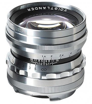 Voigtlander 50mm f/1.5 Nokton Aspherical for Leica M-Mount (Silver)