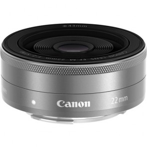 Canon EF-M 22mm f/2 STM Lens - Silver