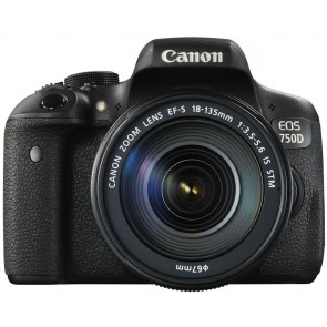 Canon EOS 750D Kit with 18-135mm IS STM Lens