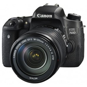 Canon EOS 760D Kit with 18-135mm IS STM Lens