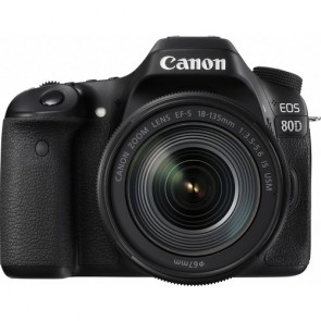 Canon EOS 80D Kit with EF-S 18-135mm IS USM Lens