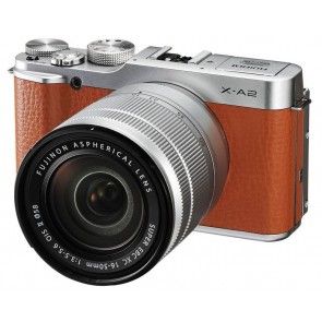 Fujifilm X-A2 Kit with XC 16-50mm OIS II Lens (Brown)