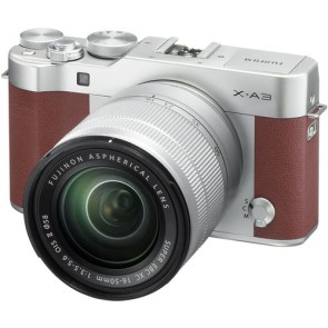 Fujifilm X-A3 Kit with XC 16-50mm OIS II Lens (Brown)