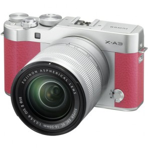 Fujifilm X-A3 Kit with XC 16-50mm OIS II Lens (Pink)