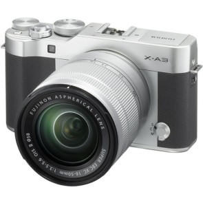Fujifilm X-A3 Kit with XC 16-50mm OIS II Lens (Silver)