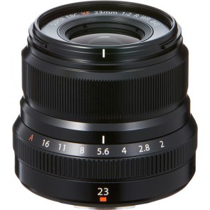 Fujifilm XF 23mm f/2 R WR Fujinon Lens (Black)