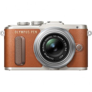 Olympus PEN E-PL8 with 14-42mm Lens (Brown)