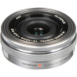 Olympus M.Zuiko Digital ED 14-42mm f/3.5-5.6 EZ Lens - Silver