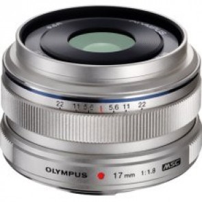 Olympus M.Zuiko 17mm f/1.8 MSC Lens (Micro Four Thirds) - Silver