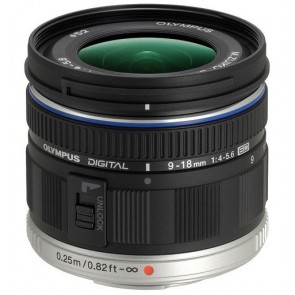 Olympus M.Zuiko Digital ED 9-18mm f/4.0-5.6 Lens (Micro Four Thirds)