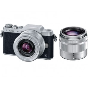 Panasonic Lumix DMC-GF7 with 12-32mm & 35-100mm Lenses (Silver)