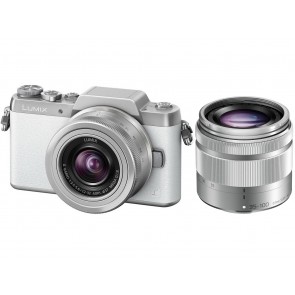 Panasonic Lumix DMC-GF7 with 12-32mm & 35-100mm Lenses (White)