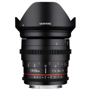 Samyang 20mm T1.9 ED AS UMC Lens for Nikon