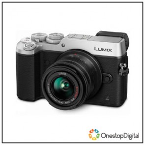 Panasonic Lumix DMC-GX8 with 14-42mm + 45-150mm Lens (Silver)