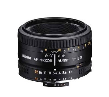 Nikon AF Nikkor 50mm f/1.8 D Lens