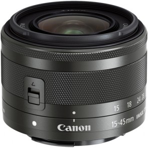 Canon EF-M 15-45mm f/3.5-6.3 IS STM Lens - Black