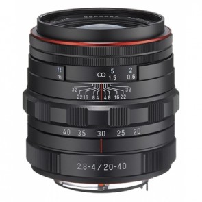 Pentax HD DA 20-40mm f/2.8-4 ED Limited DC WR Lens (Black)