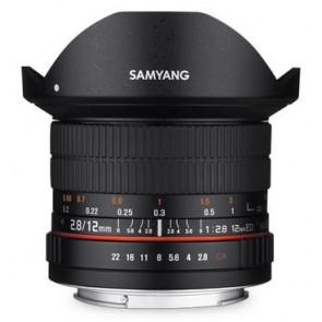 Samyang 12mm f/2.8 ED AS NCS Fish-eye Lens for Sony A-Mount
