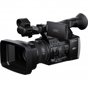 Sony FDR-AX1E 4K Camcorder with Built-In Projector (PAL)